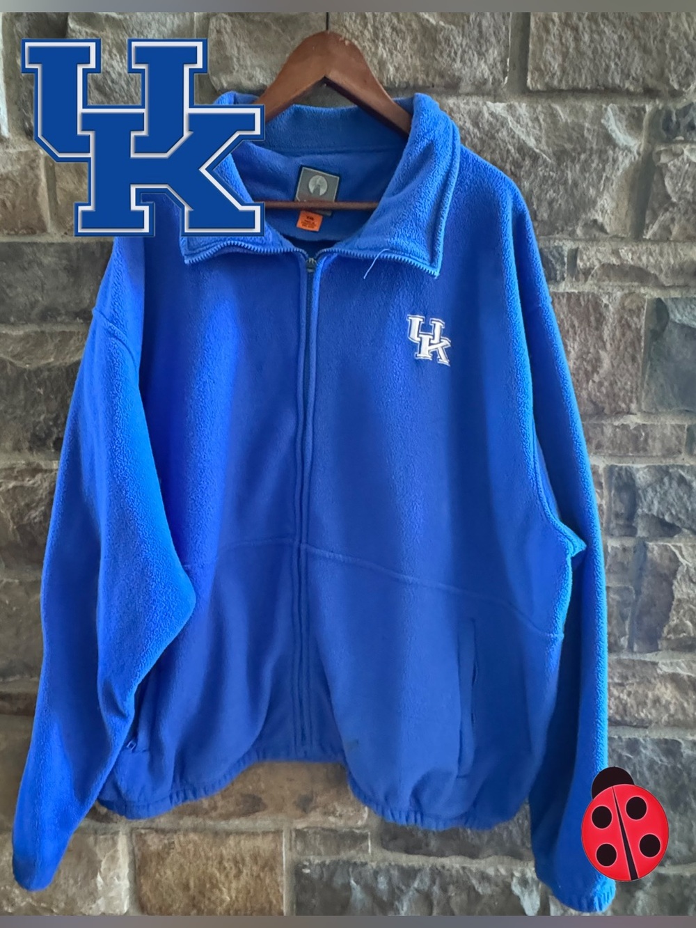 University of Kentucky Blue Fleece Jacket - men’s XXL (unisex wear)